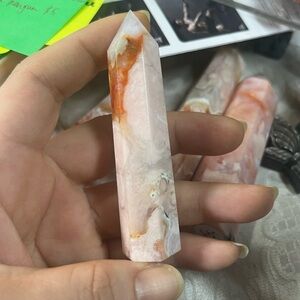 Pink Flower Agate Tower 💕